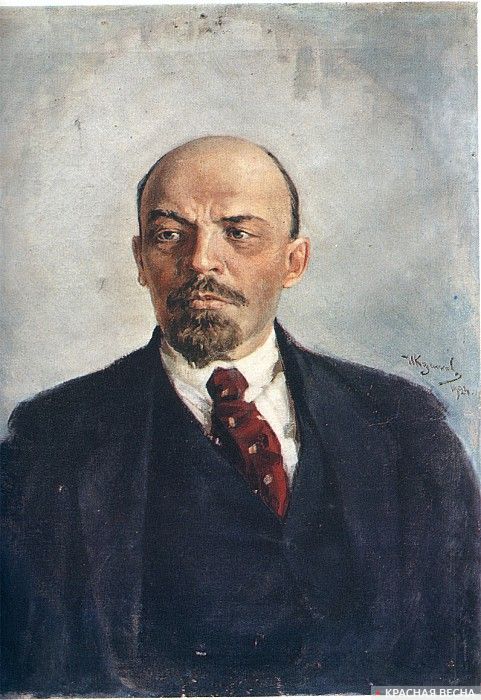 Иван Семёнович Куликов. Портрет Ленина. 1924