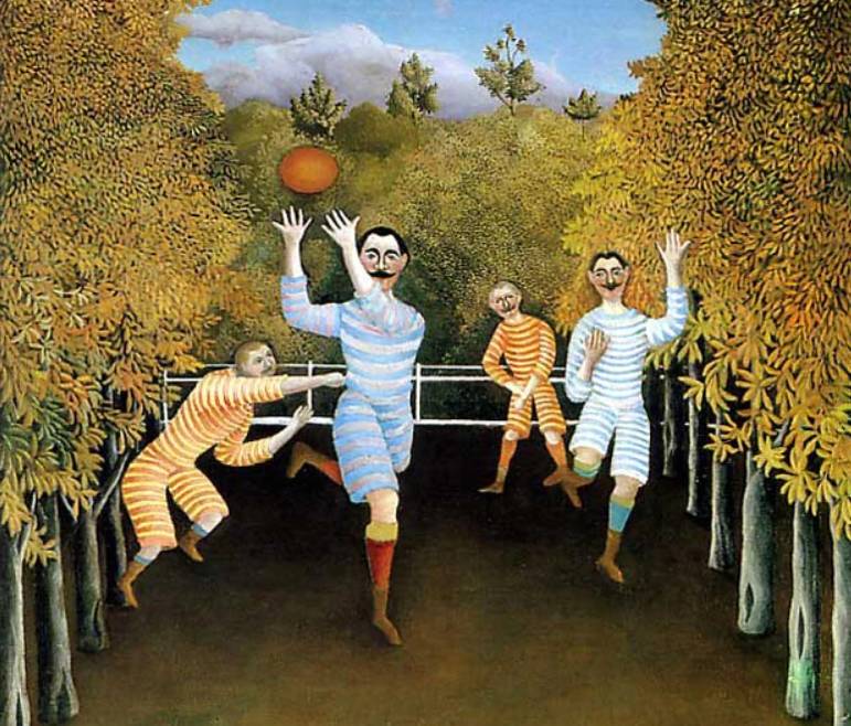 Анри Руссо. Футболисты (фрагмент). 1908