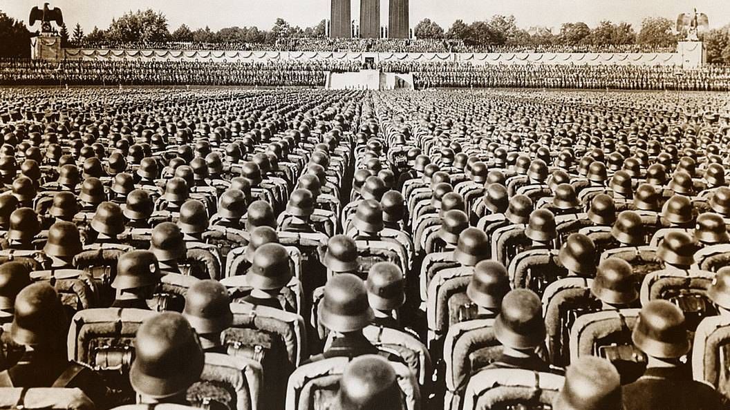Парад нацистов в Нюрнберге 1935 год