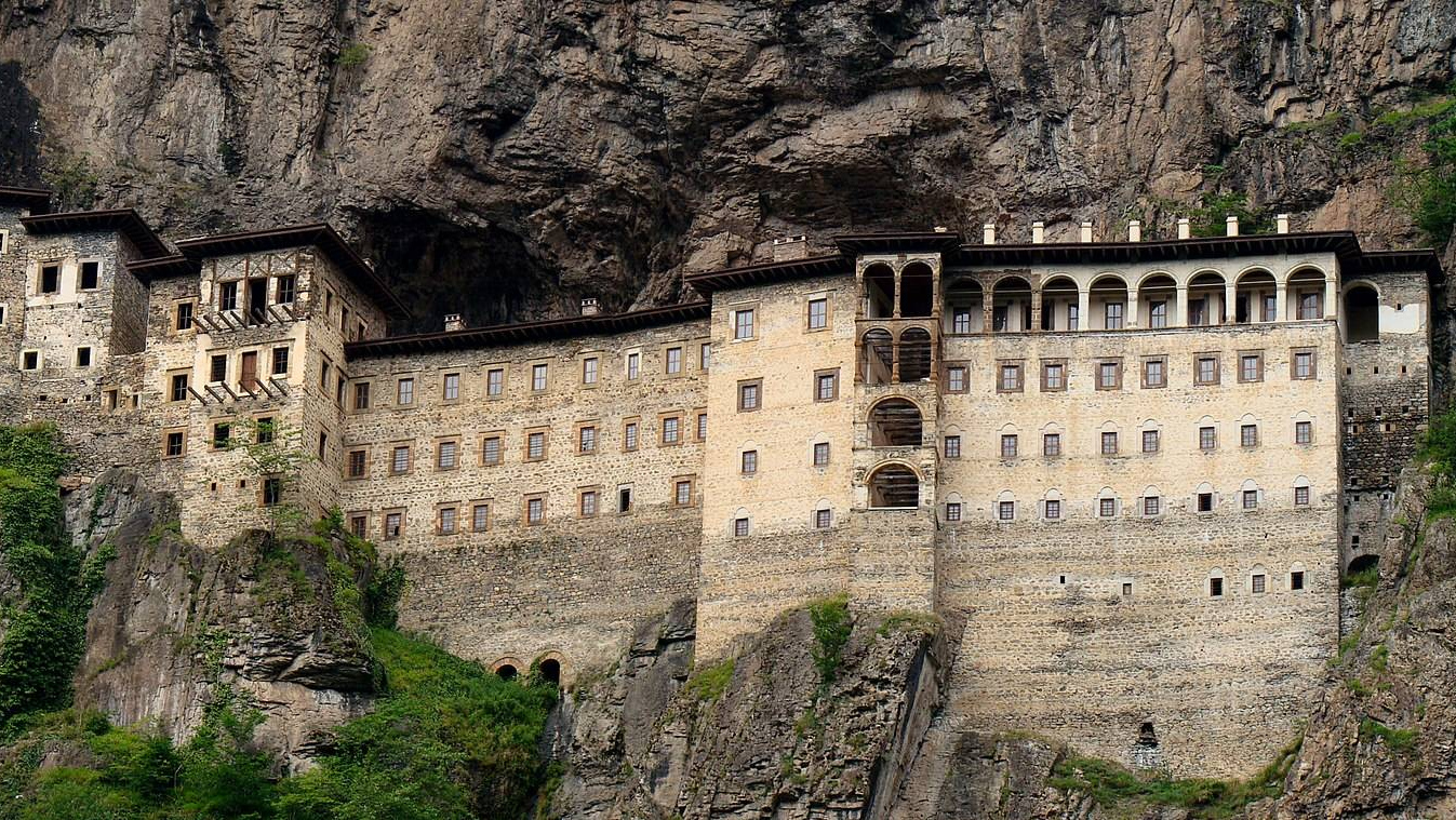 Православный монастырь IV века Панагия Сумела (Сюмела), Турция