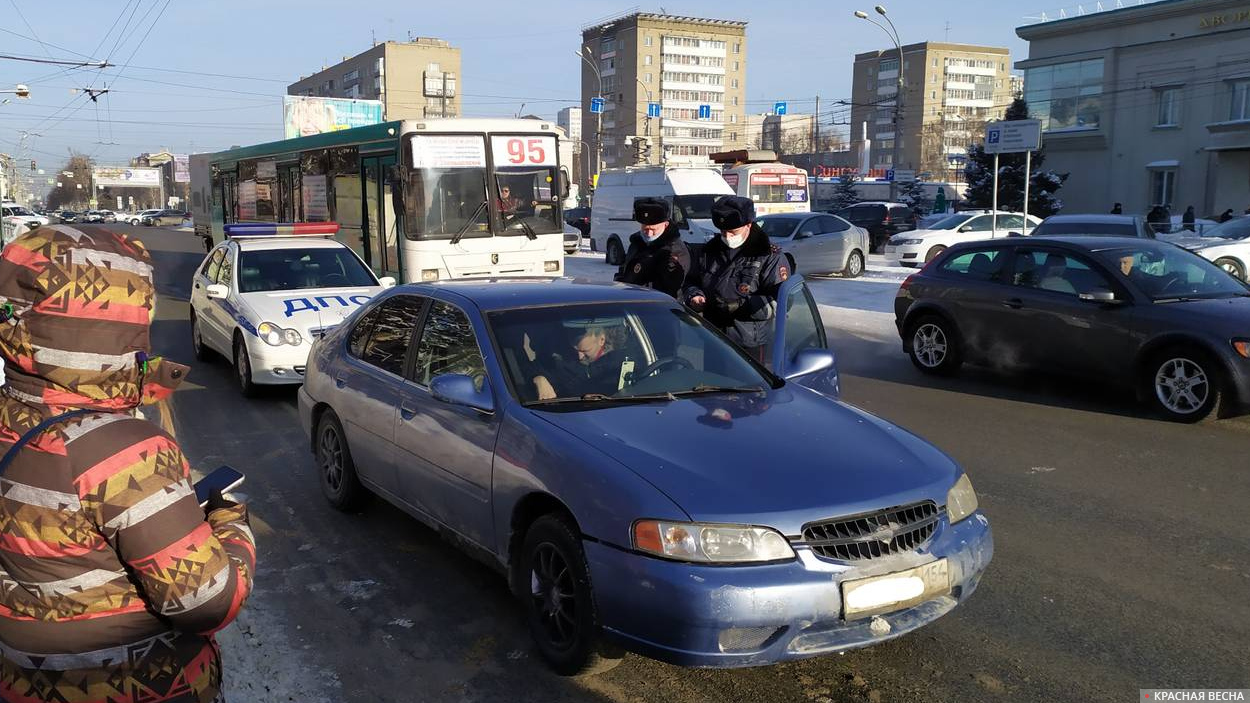 г. Новосибирск. Проверка на дорогах