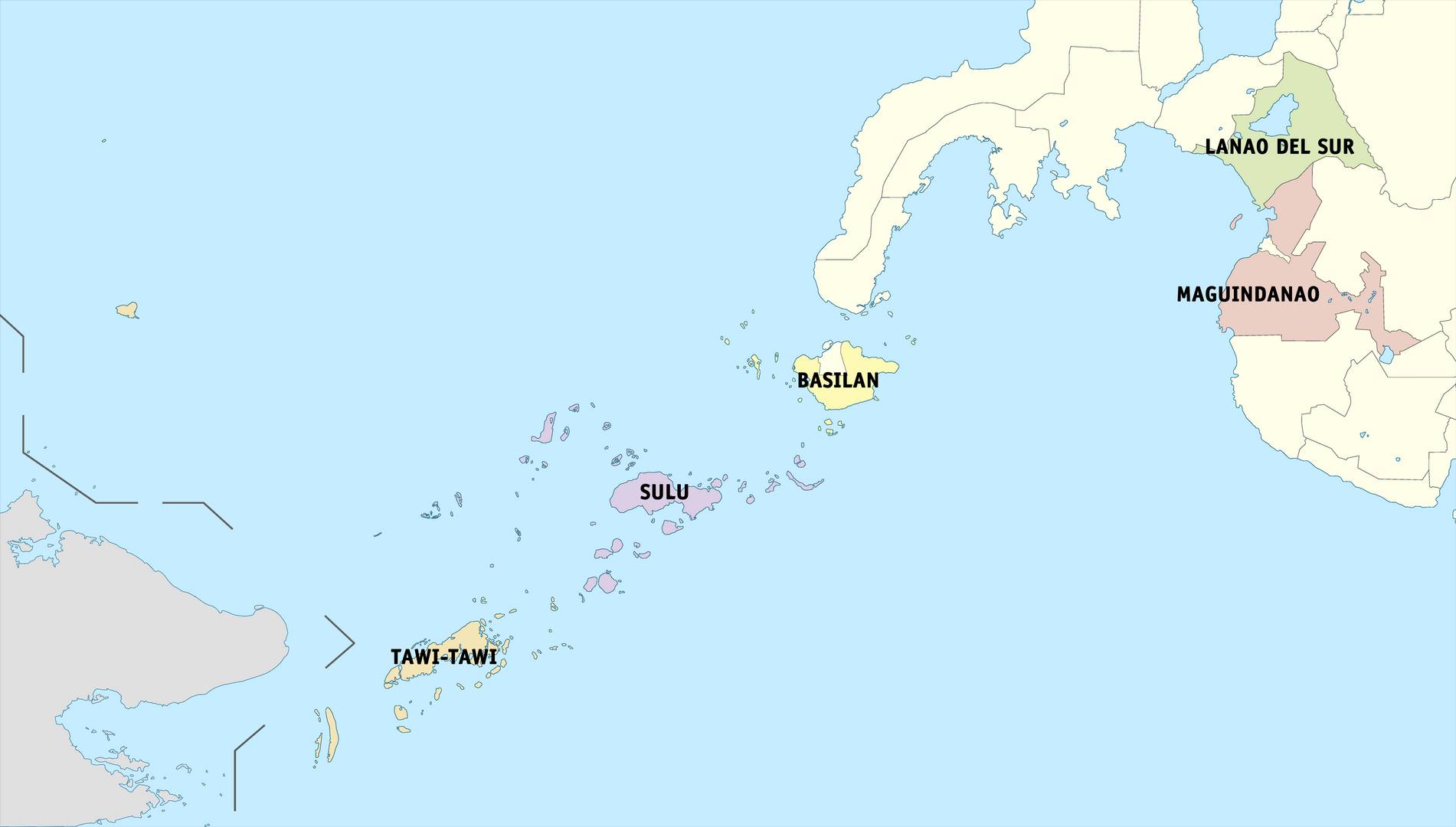 Провинции Автономного региона в Мусульманском Минданао (Бангсаморо)