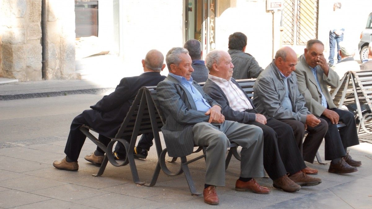 Жители Италии на улице
