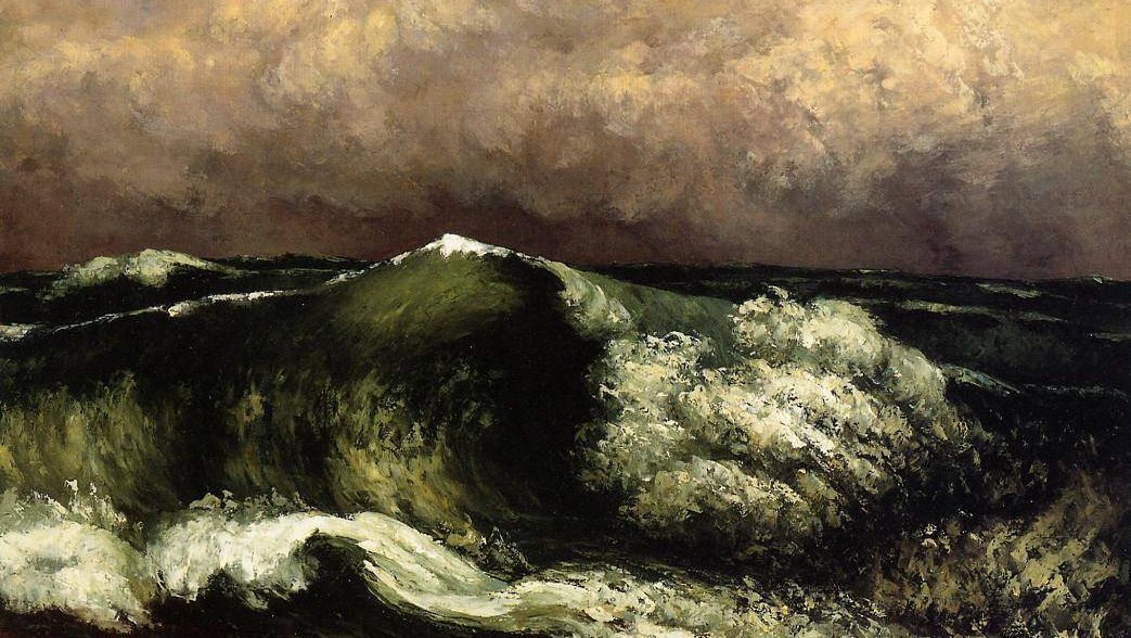 Гюстав Курбе. Волна. 1869 (фрагмент)