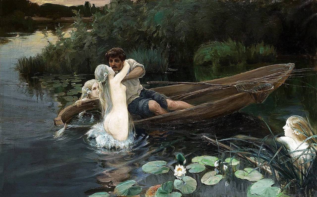Иван Дженеев. Водные глубины. Омут. 1907