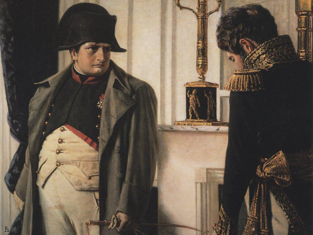 Василий Верещагин. Наполеон и маршал Лористон («Мир во что бы то ни стало!», фрагмент). 1899-1900