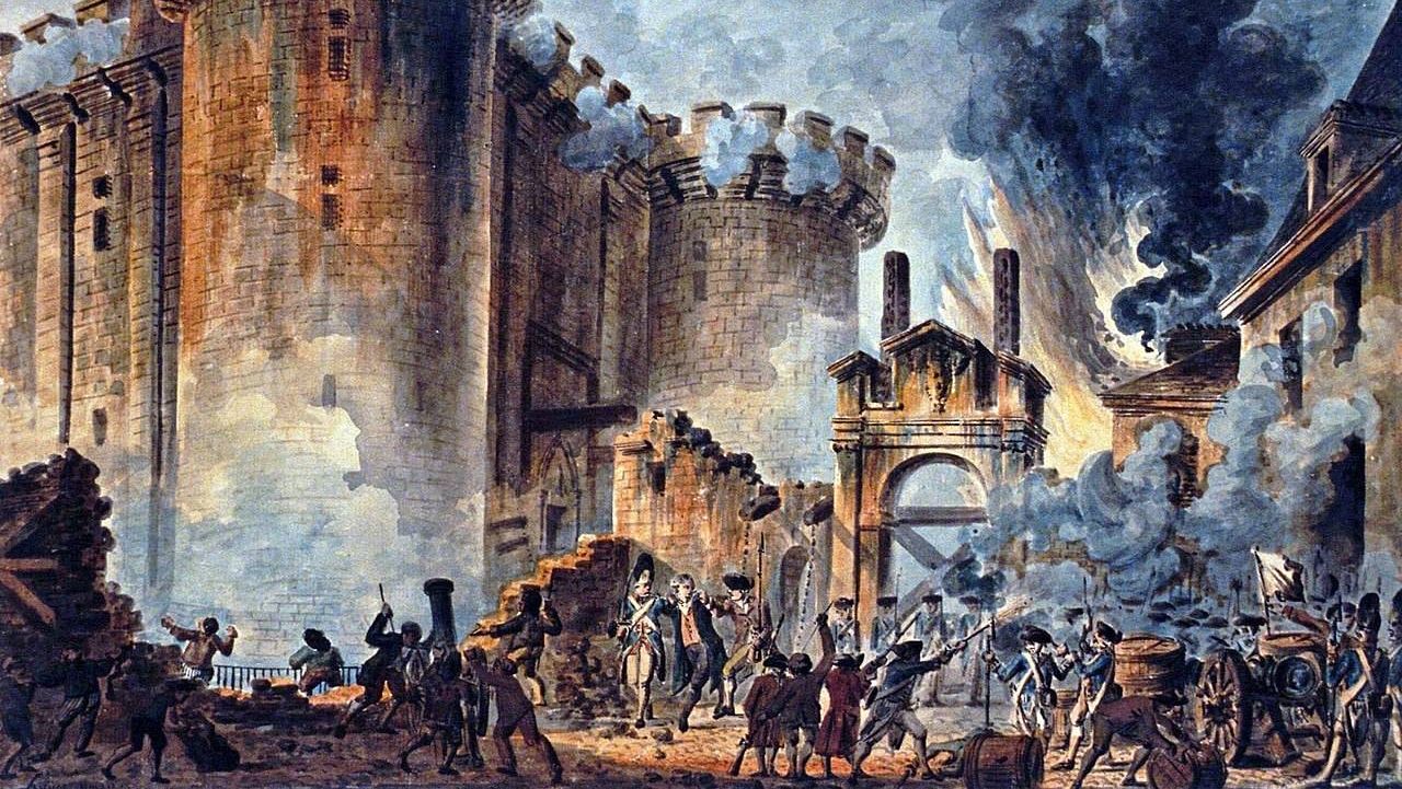 Жан-Пьер-Луи-Лоран Уэль. Взятие Бастилии. 1789