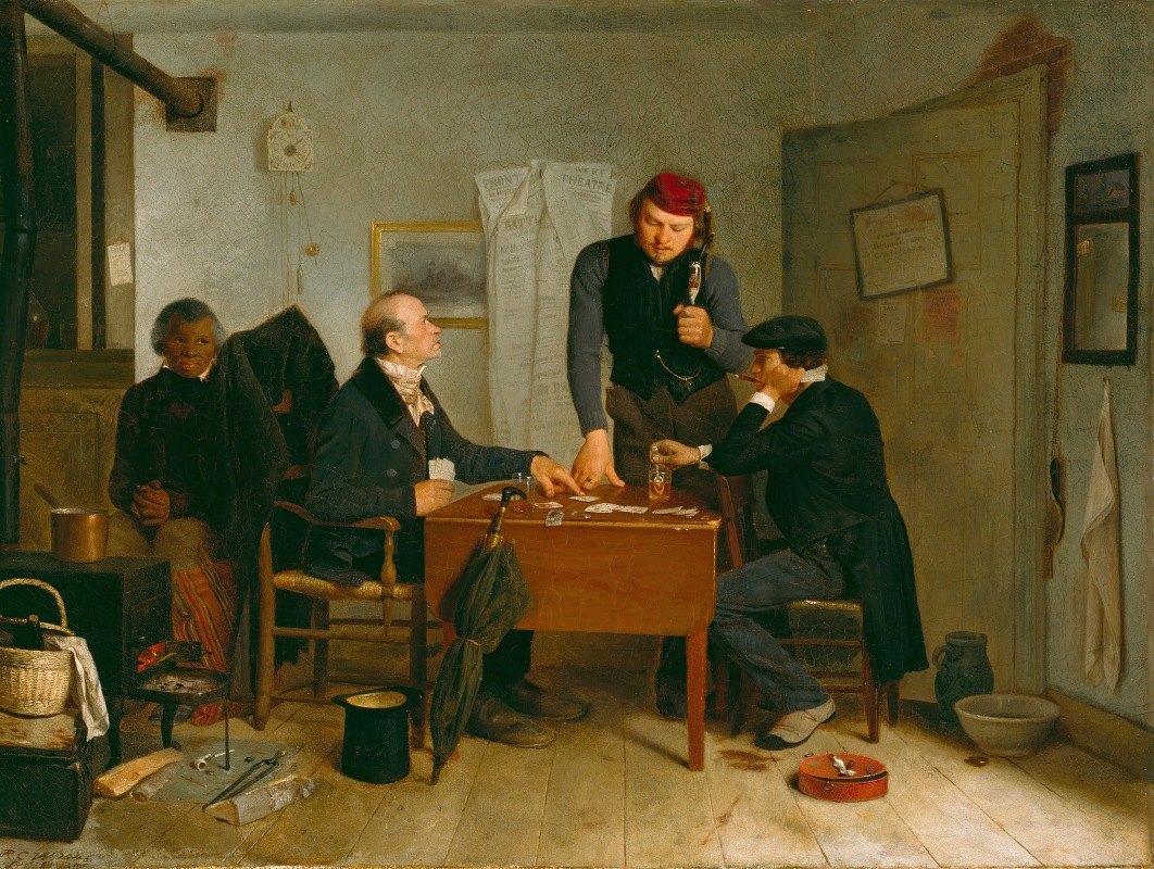 Ричард Кейтон Вудвиль. Игроки в карты. 1846