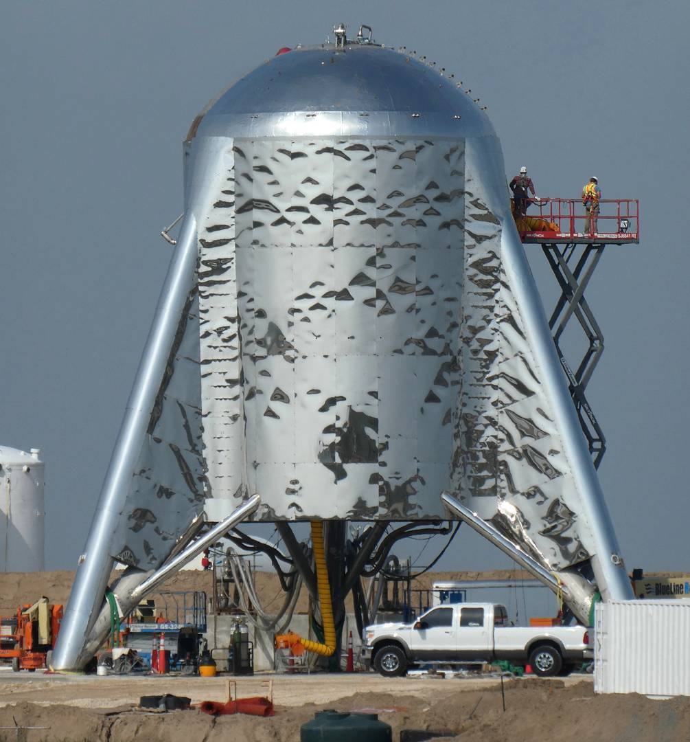 Прототип корабля Starhopper