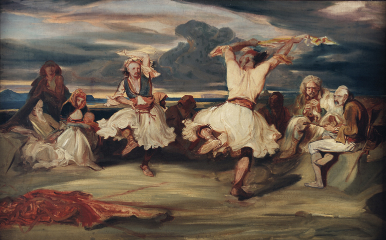 Александр-Габриэль Декан. Албанские танцы. 1835