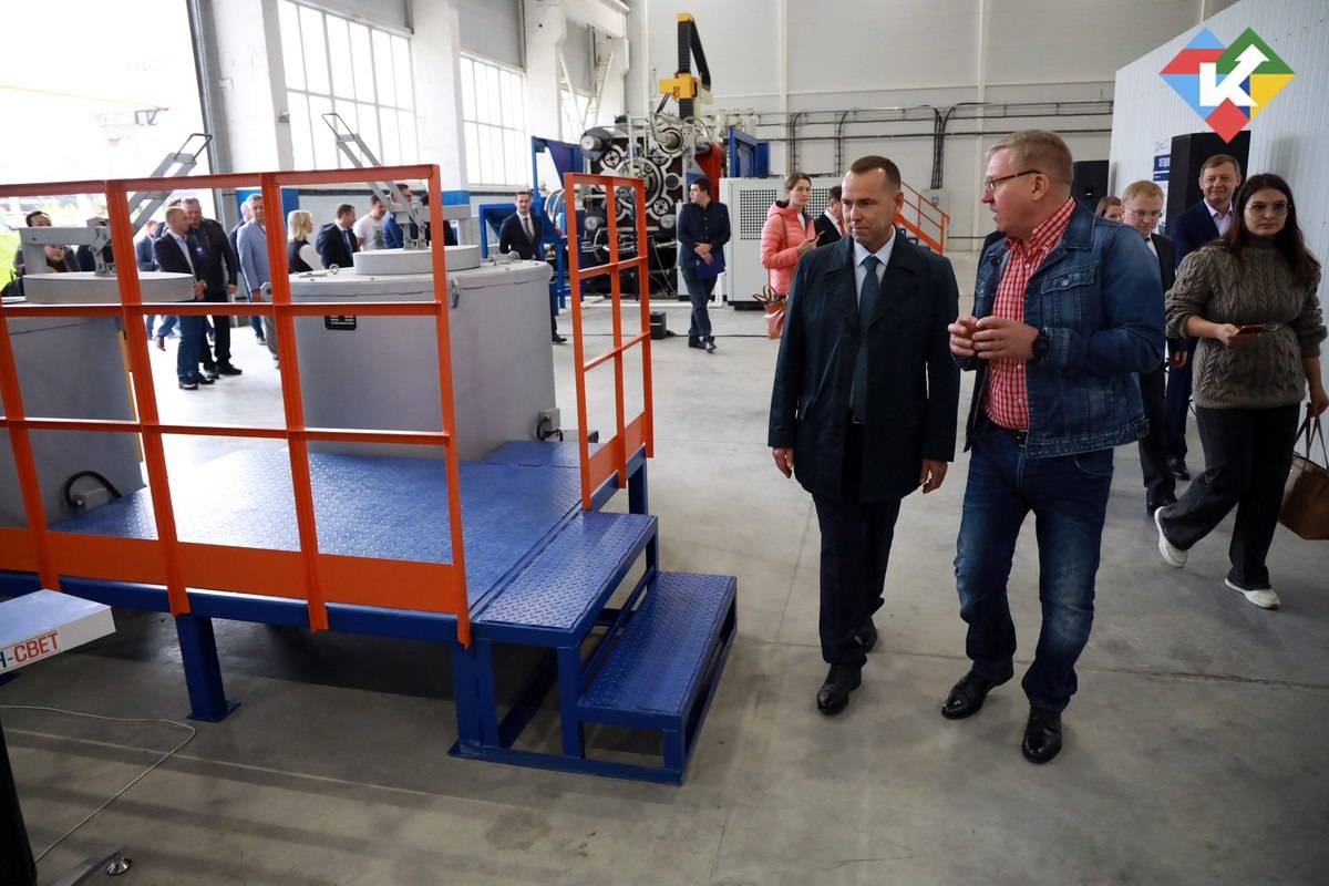 Открытие нового литейного цеха на заводе «Курган — Свет»