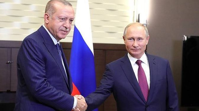 Владимир Путин и Реджеп Тайип Эрдоган