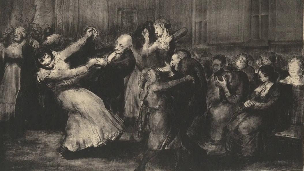 Джордж Уэсли Беллоуз. Танцы в сумасшедшем доме. 1917