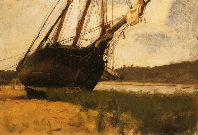 Деннис Банкер. Выброшенный на берег. ок. 1882