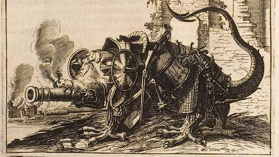 Георг-Филипп Харсдёрфер. Гравюра «Аллегория войны». 1642