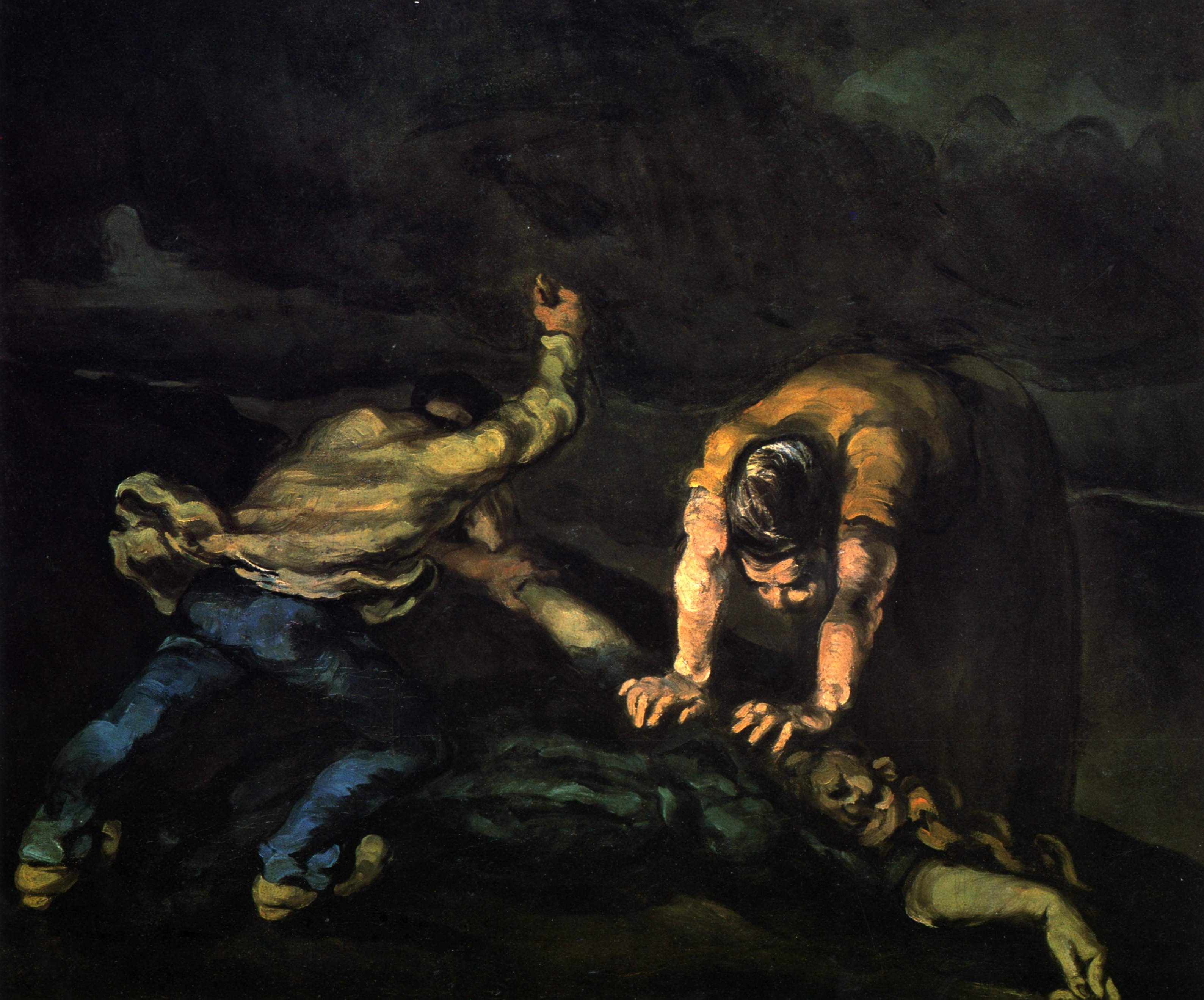 Поль Сезанн. Убийство. 1870