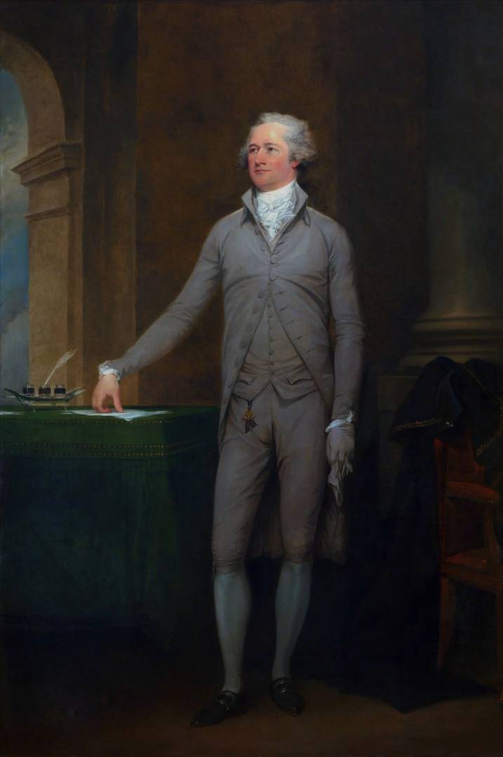 Джон Трамбулл. Портрет Александра Гамильтона. 1792