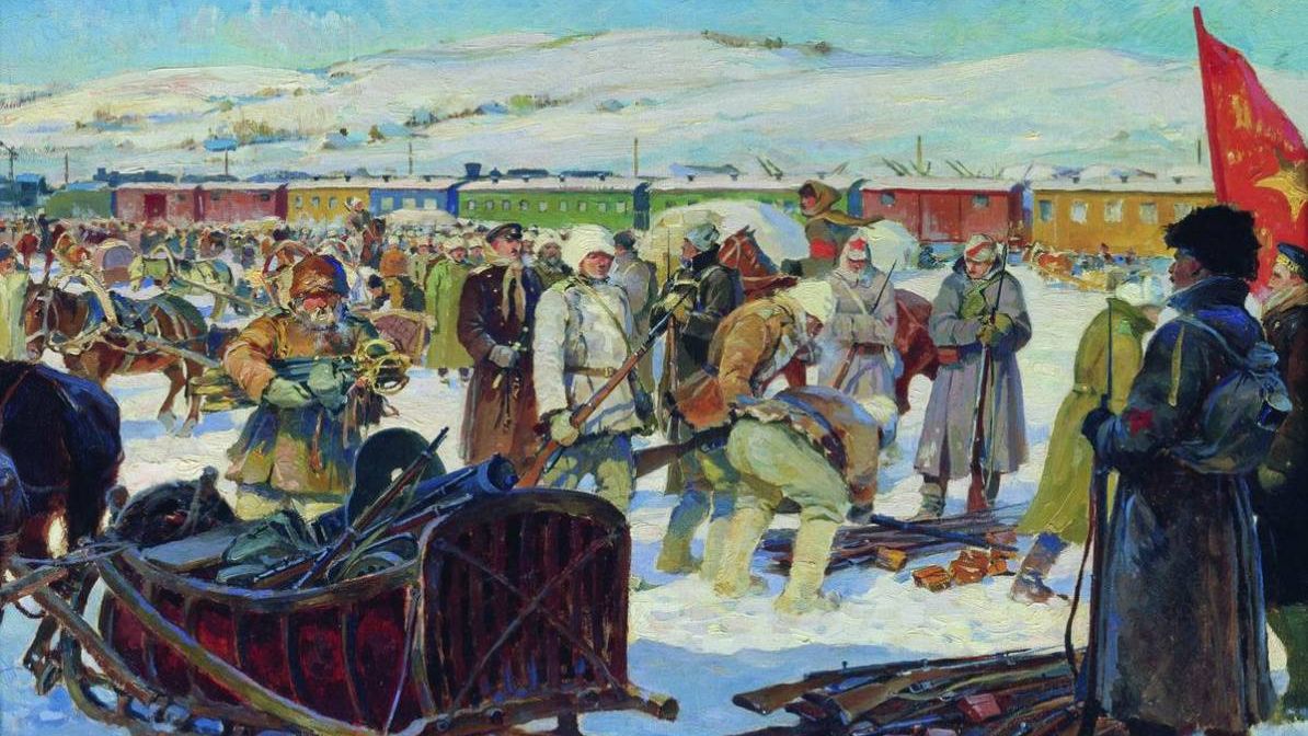 Разоружение частей Колчаковской армии. 1926