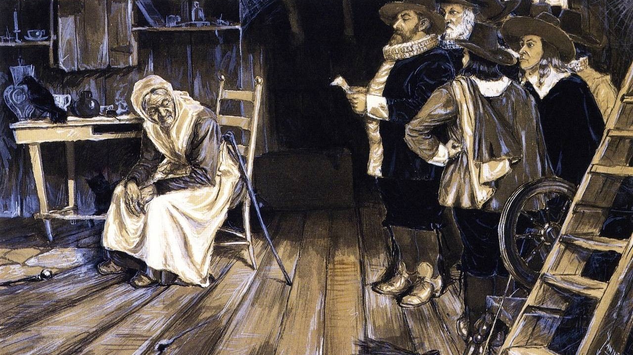 Генри Оссава Таннер. Охота на ведьм. Около 1882/1888