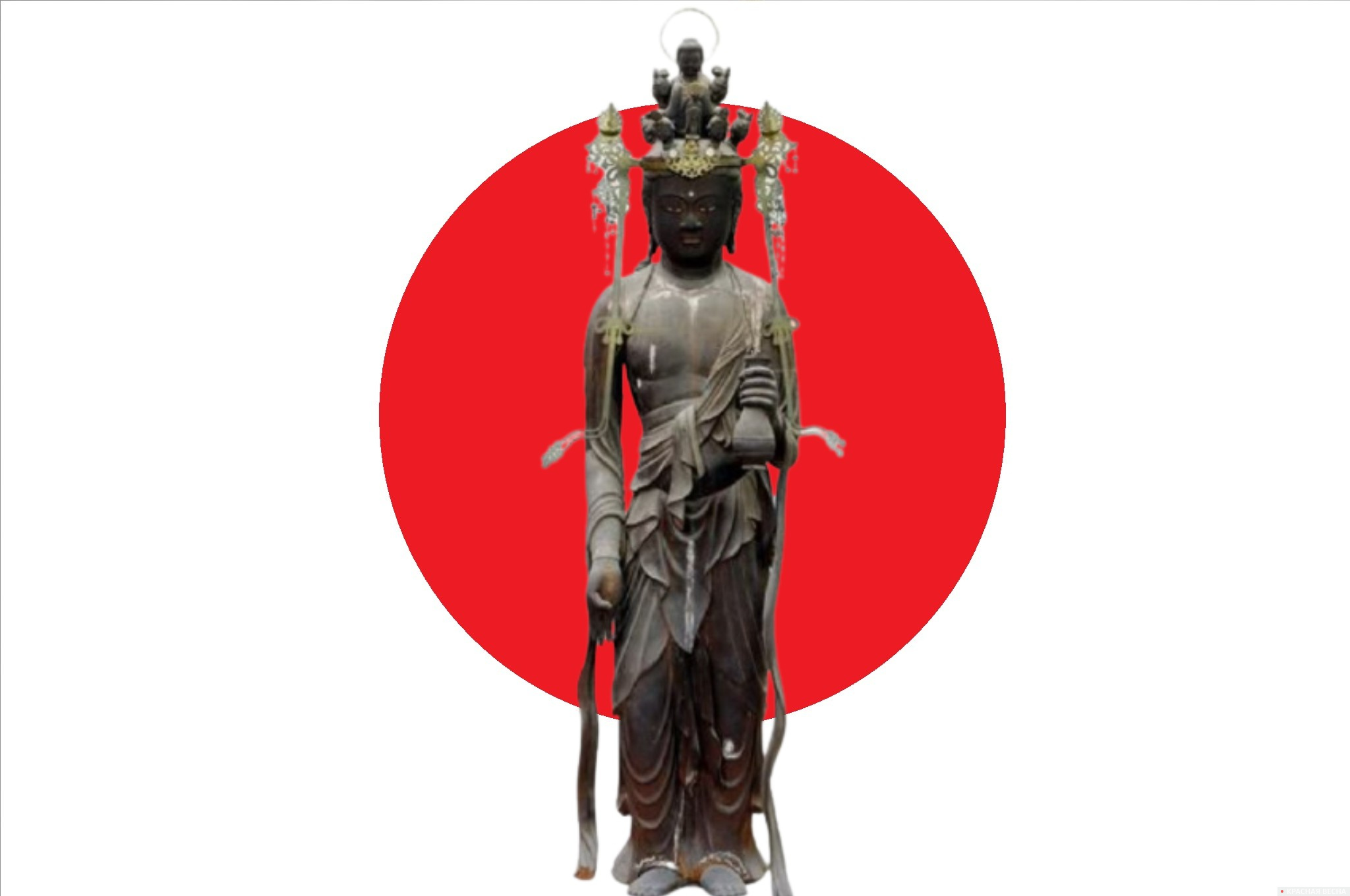 Статуя богини Каннон в Нагаокаке