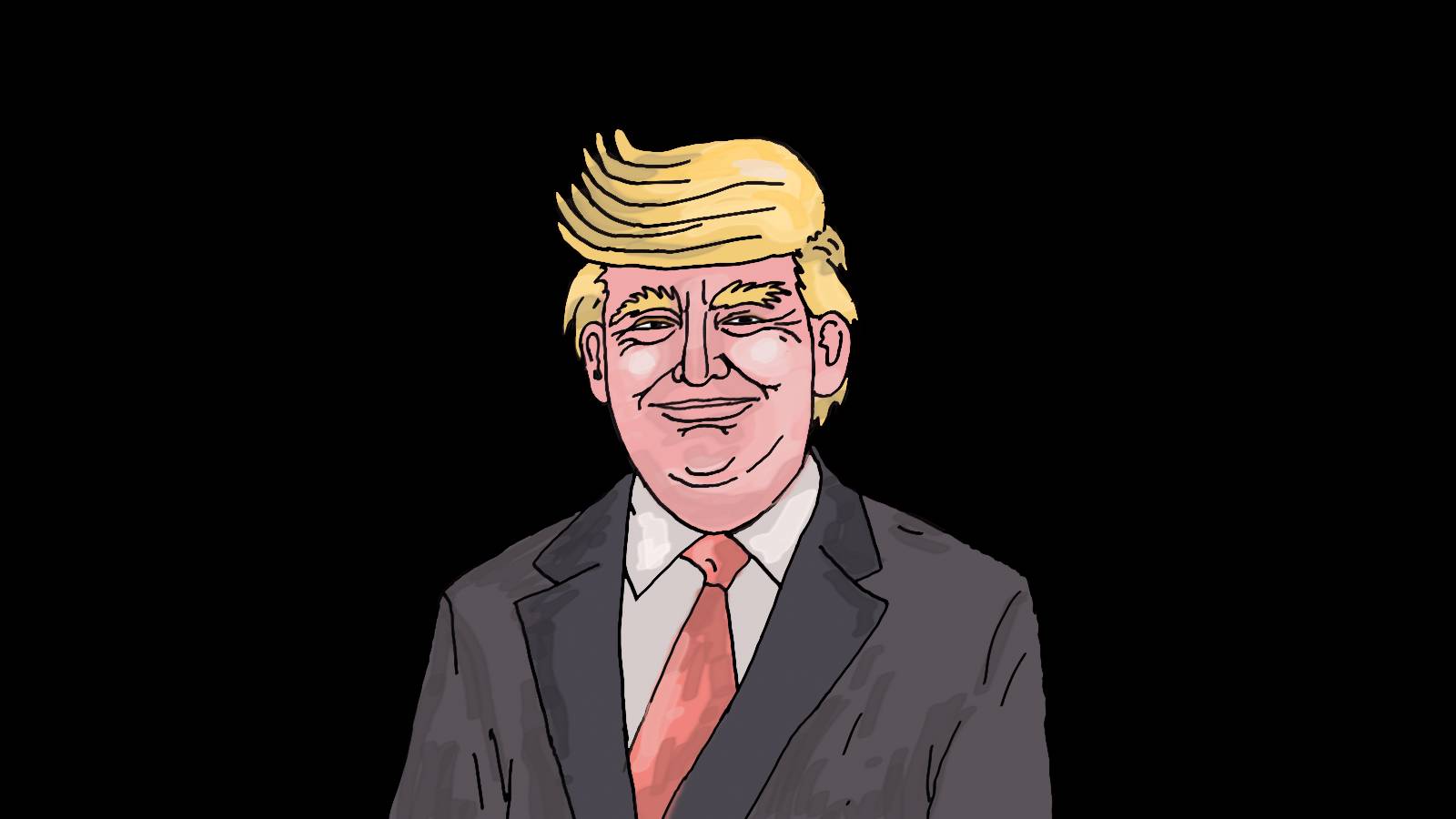 Трамп без фона