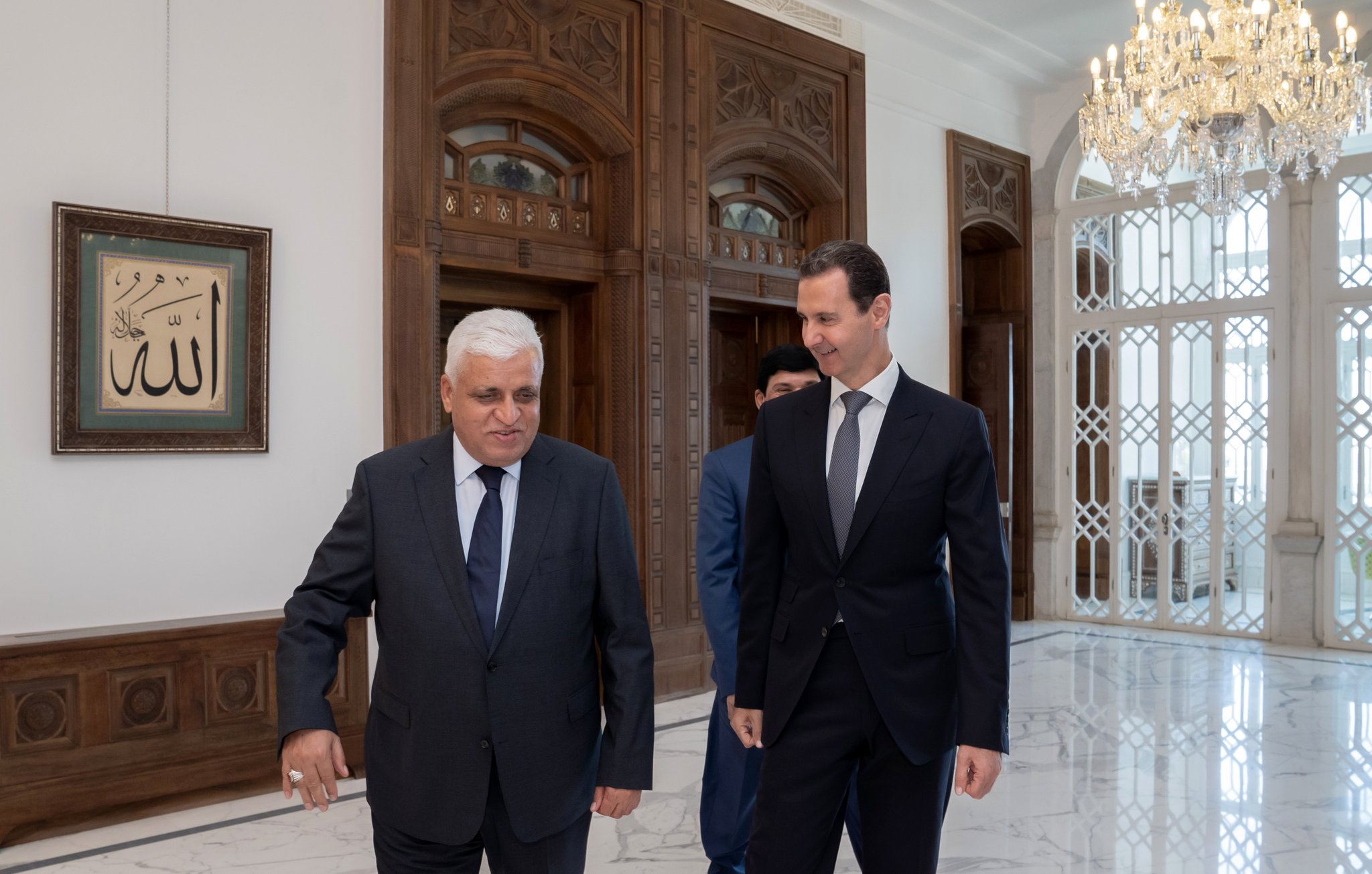 Фалех аль-Файяд и Башар Асад