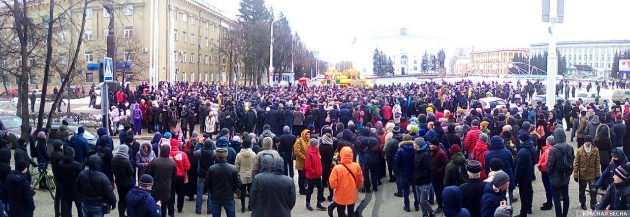Митинг в Кемерово 27 марта 2018 Панорама