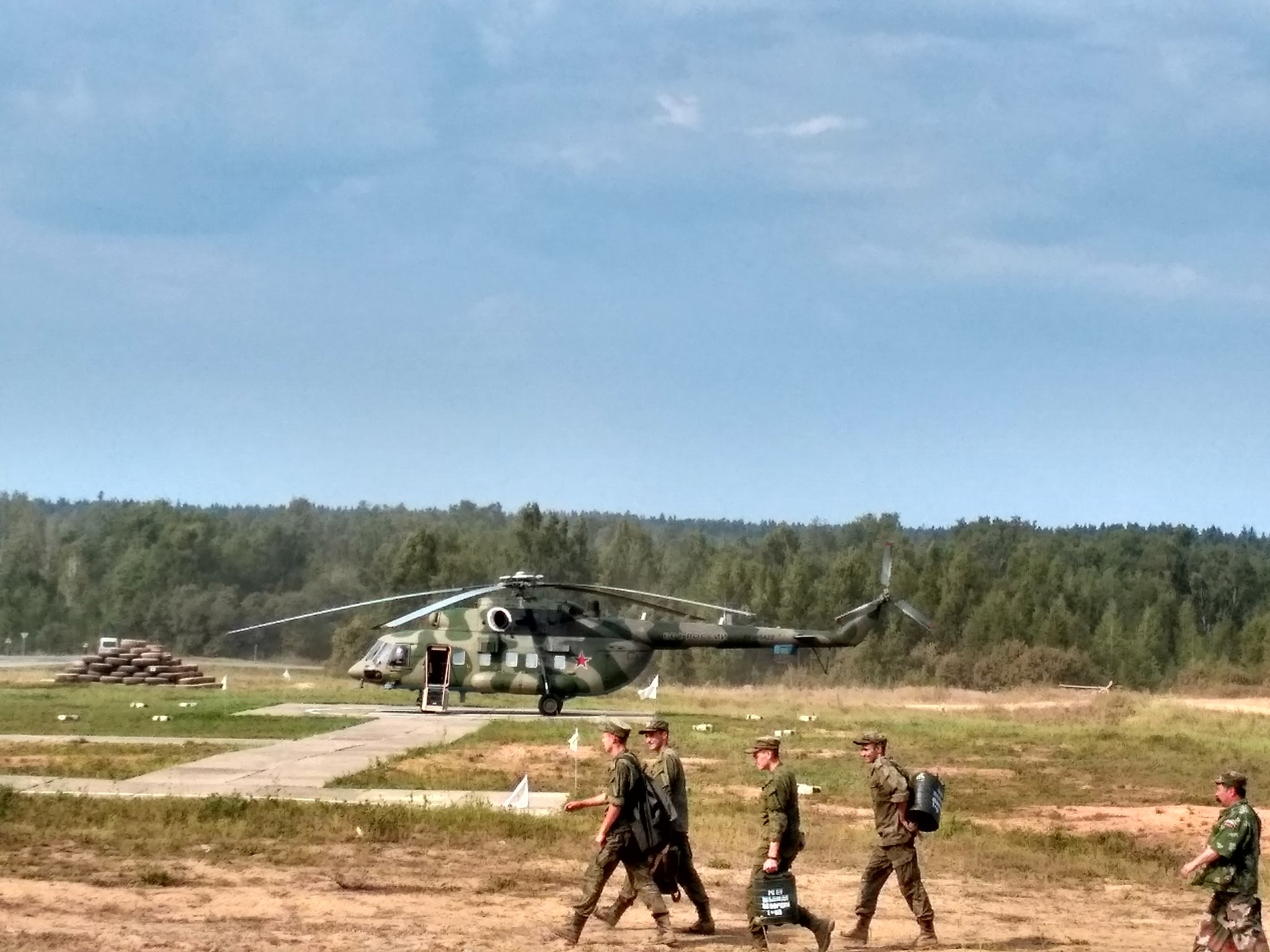 Вертолёт Ми-8. Алабино