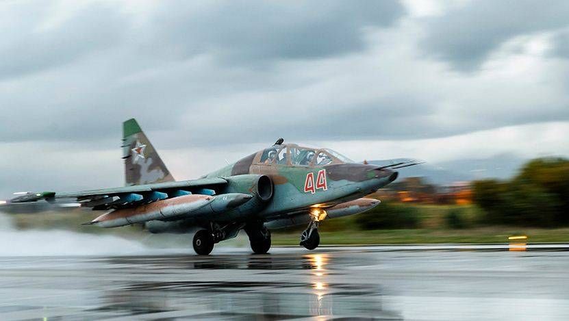Су-25 на авиабазе Хмеймим