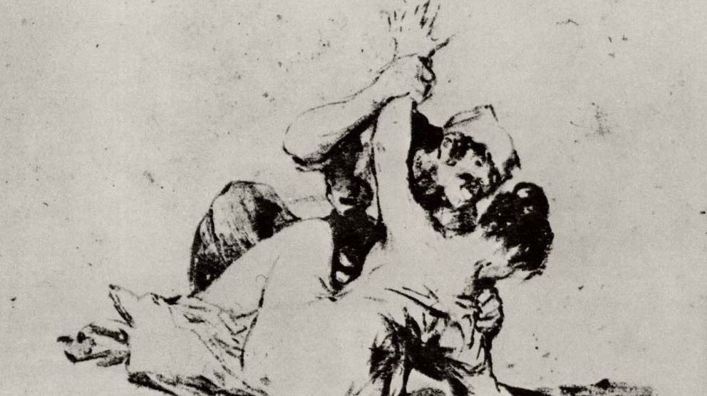 Франсиско де Гойя. Насилие. 1820