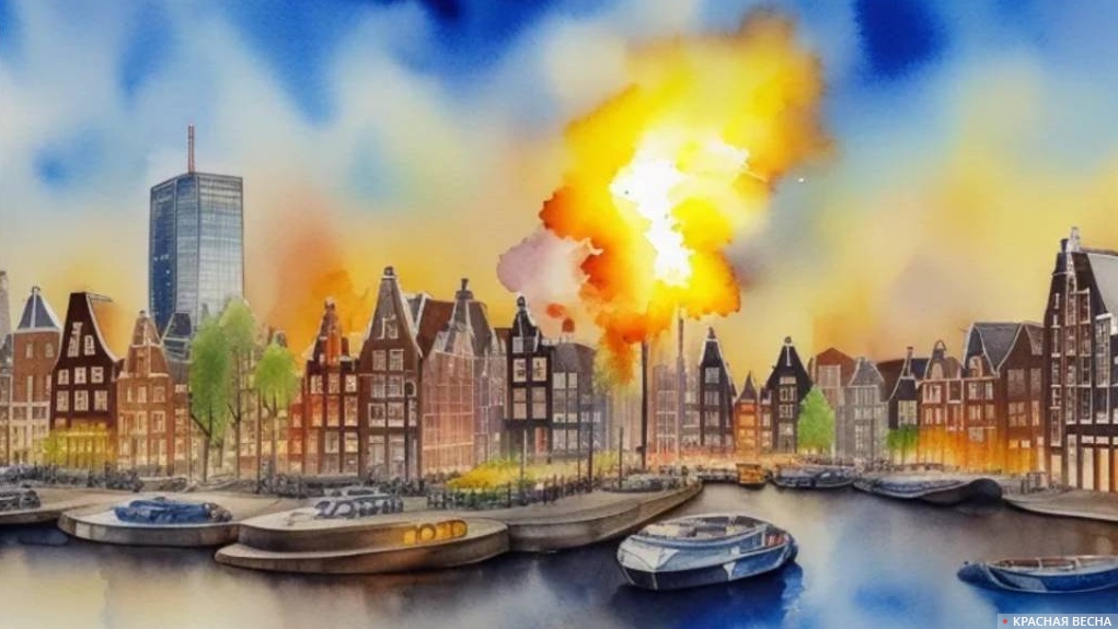 Взрыв в Роттердаме