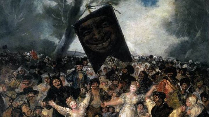 Франсиско Гойя. Похороны сардинки. 1812-1819