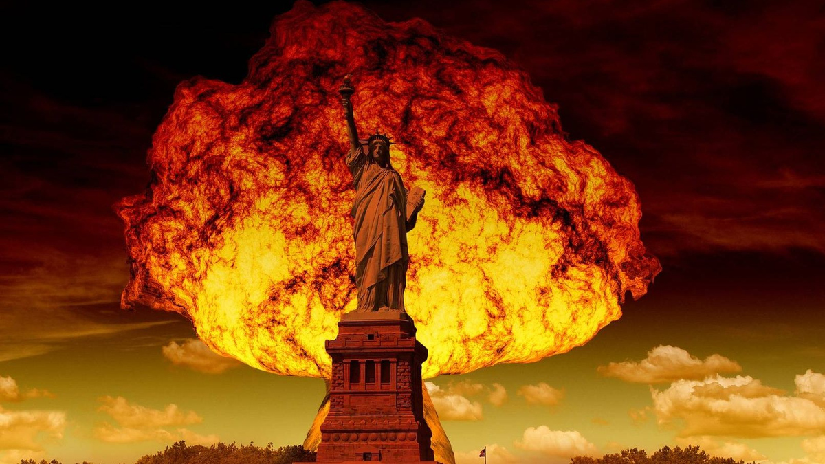 Статуя Свободы. Ядерный взрыв