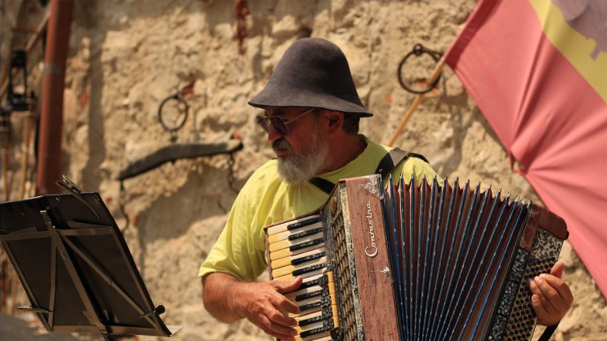Уличный музыкант. Румыния