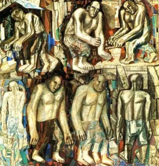 Павел Филонов. Рабочие. 1916