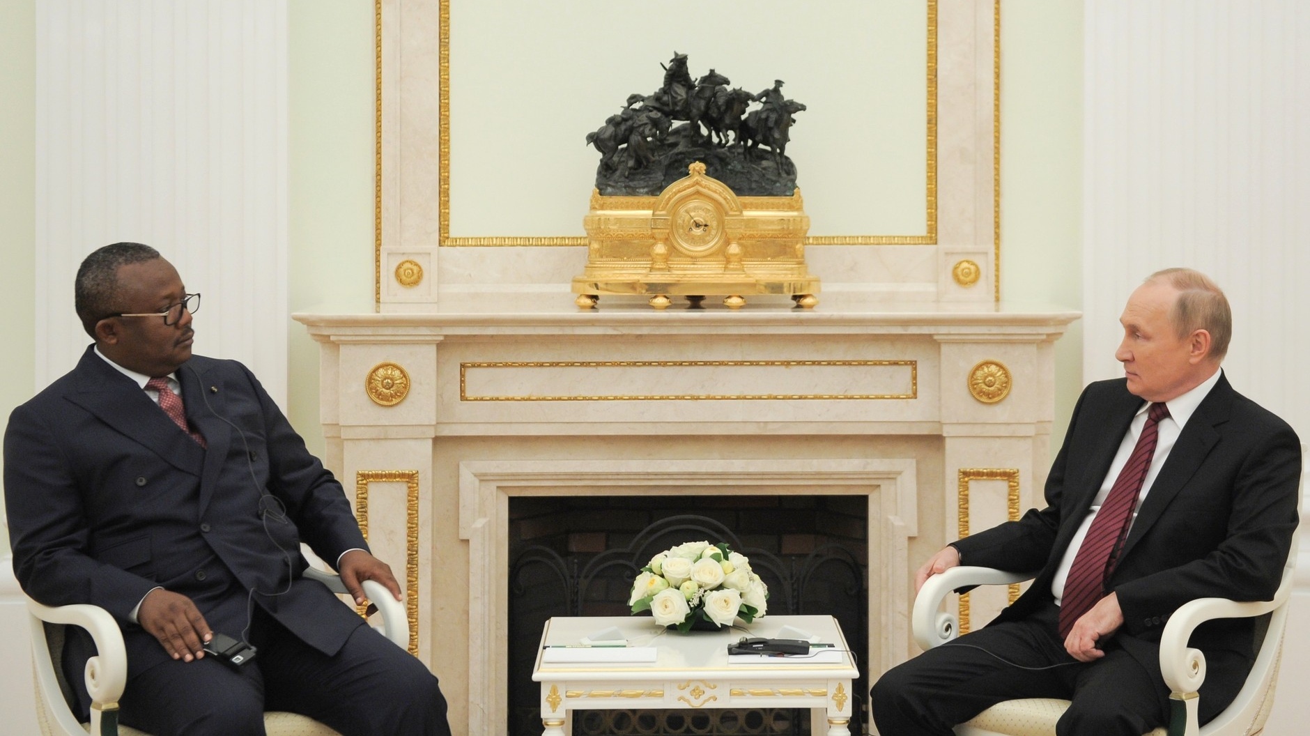 Встреча с Президентом Республики Гвинея-Бисау Умару Сиссоку Эмбало.