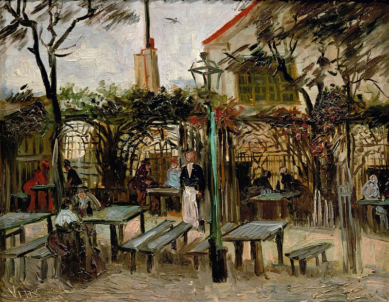 Винсент Ван Гог. Летнее кафе на Монмартре. 1886