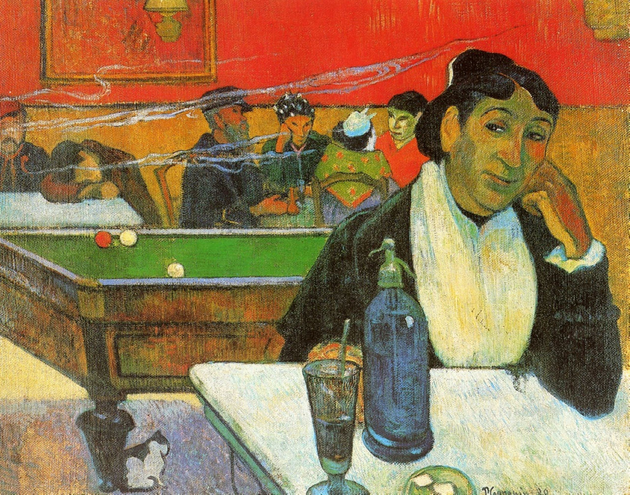 Винсент ВанГог. Ночное кафе в Арле (Мадам Жину). 1888