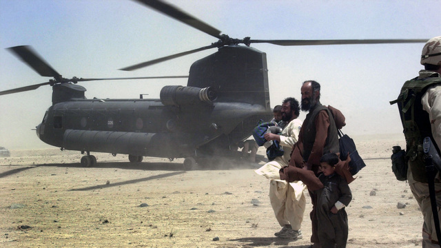Вертолет вооруженных сил США в Афганистане
