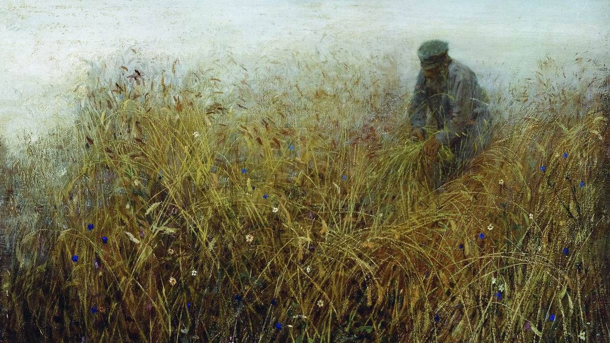 Василий Максимов. Залом ржи. 1903