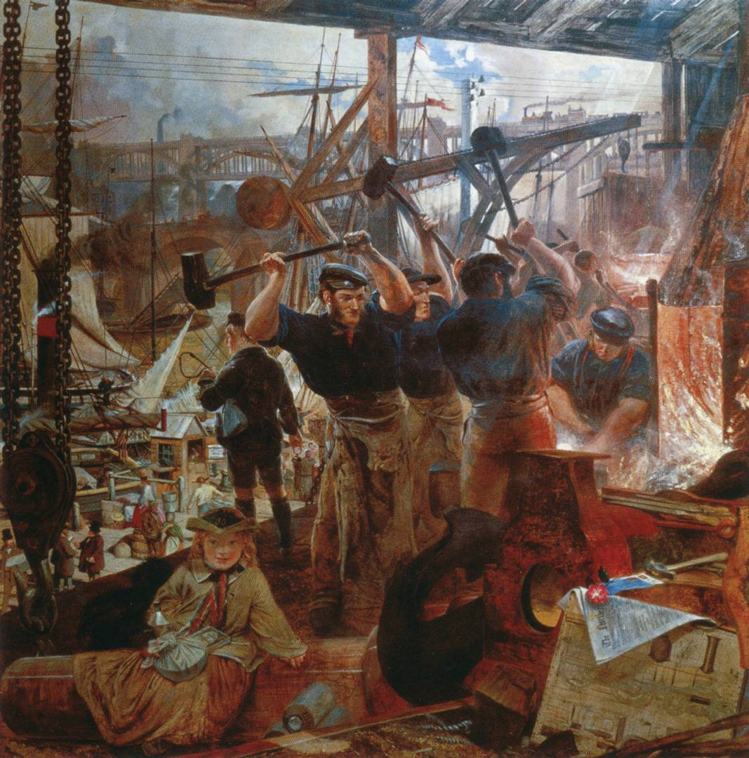 Уильям Белл Скотт. Железо и уголь. 1855-1860