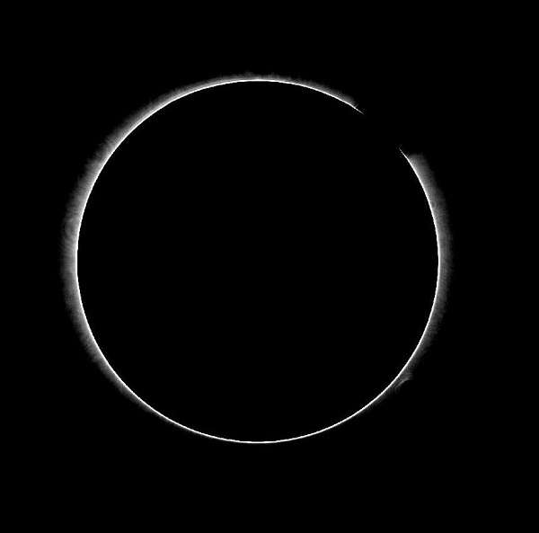 Изображение солнечной короны, полученное коронографом из обсерваторией Юньнань при Китайской академии наук 27 февраля 2021 года