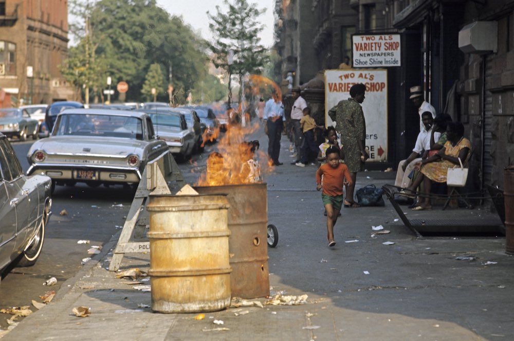 Гарлем, негритянский квартал («черное гетто») в северной части нью-йоркского округа Манхэттен. 1970-е