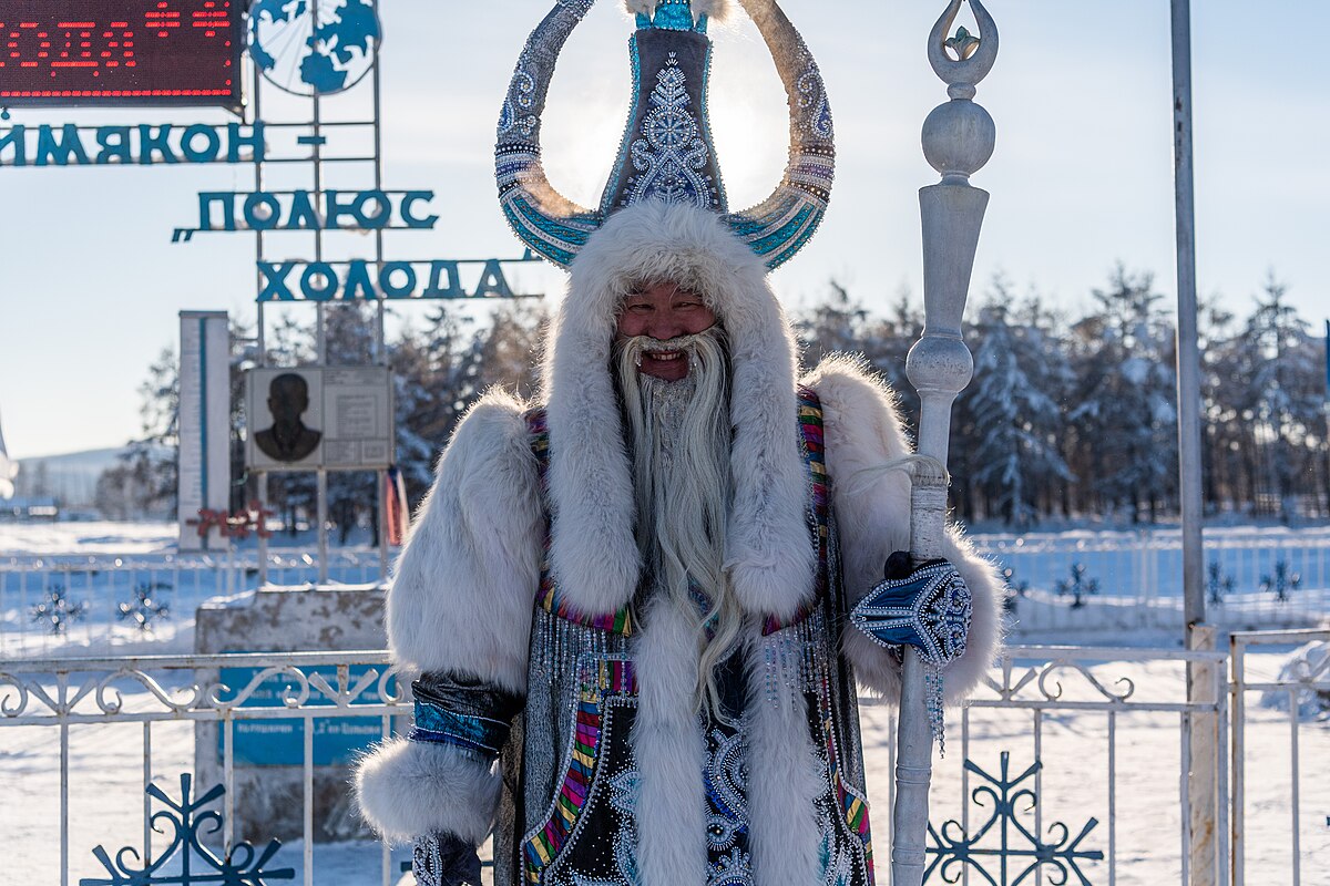 Якутский Дед мороз Чысхан в Оймяконе