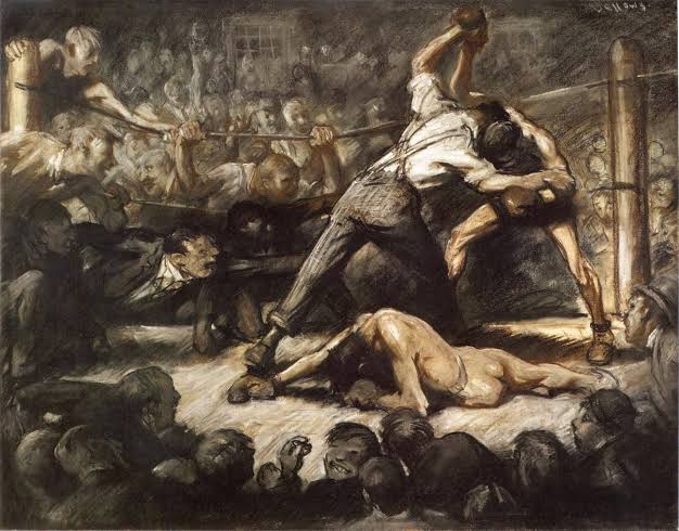 Джордж Уэсли Беллоуз. Нокаут. 1931
