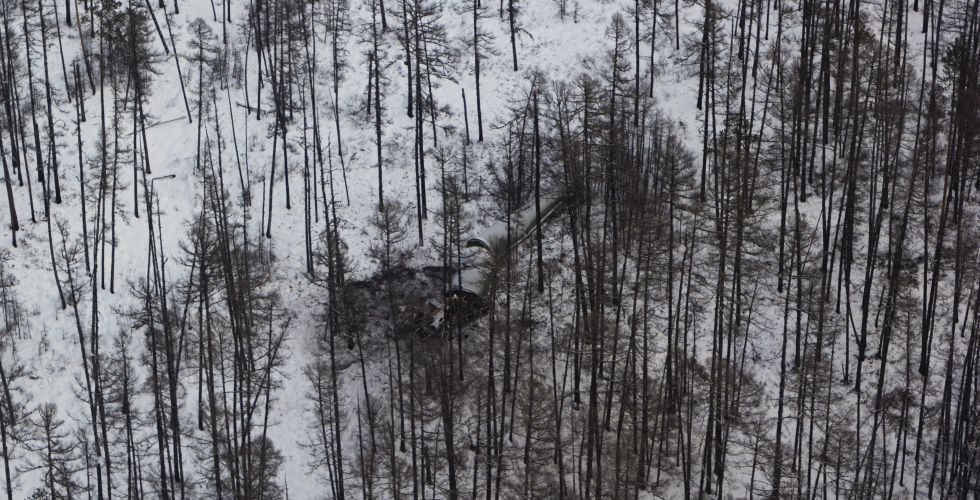 Отработанные части ракета-носителя 