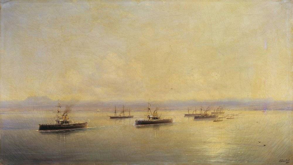 И. К. Айвазовский. Флот в Севастополе 1890