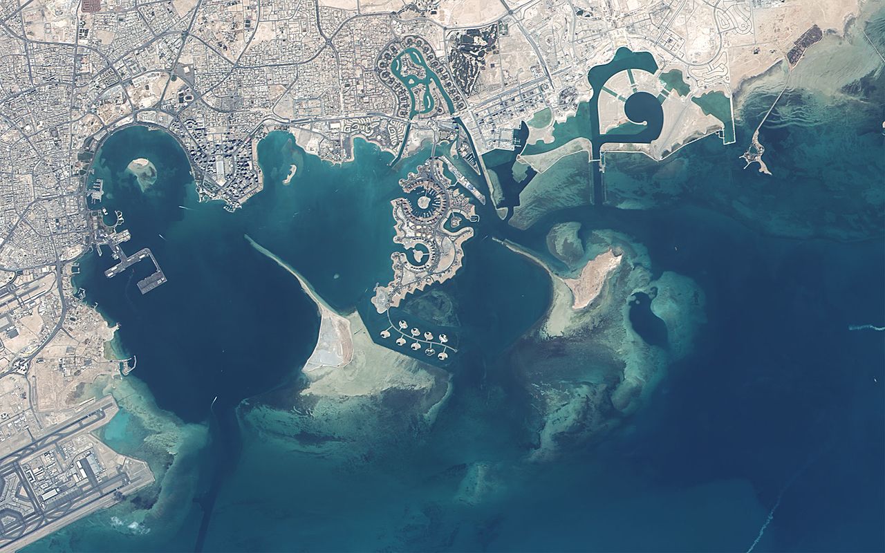 Доха, Катар [(cc) Axelspace Corporation]