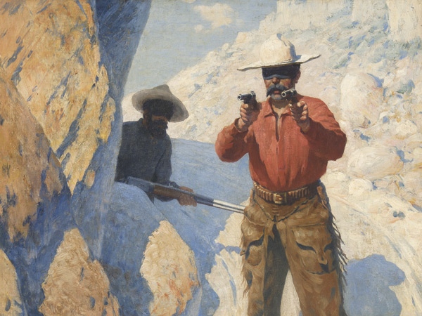 Уильям Робинсон Ли. Ограбление (фрагмент). 1903