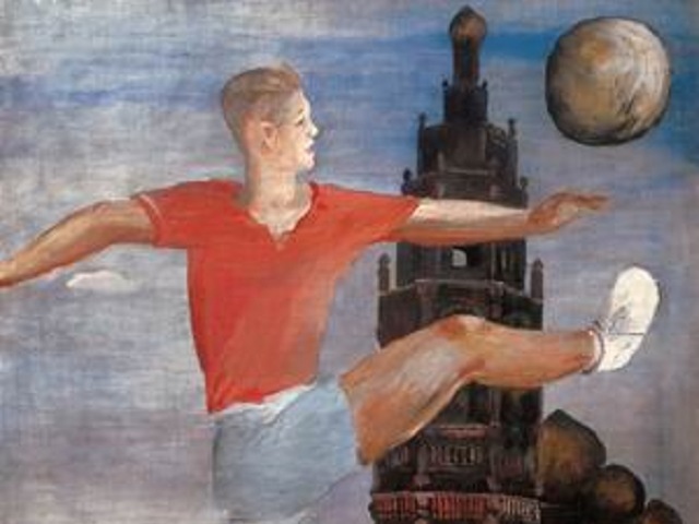 Александр Дейнека. Футболист (фрагмент). 1932